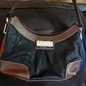 Chaps purse.   Short strapped clutch purse.